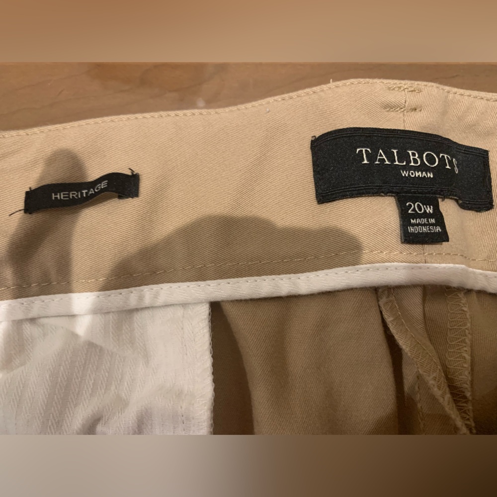 Talbots Heritage Khaki Chinos - Picture 5 of 11